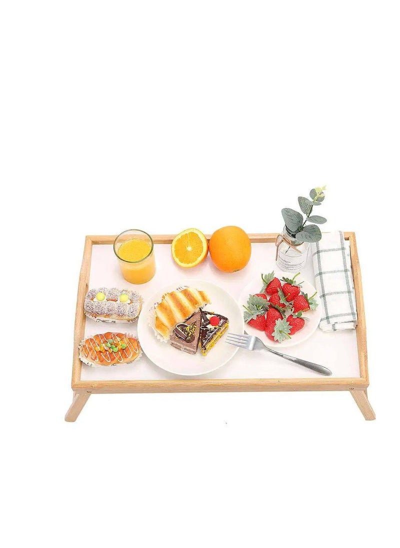 ماركة غير محددة ترابيزه الفطار و الرحلات 2*1   خشب في اكريليك بتتغسل بالمياه ولا تتأثر نهائي ممكن تستخدم ترابيزه عاديه  ترابيزه بالارجل علشان تسهل عليكم الاكل و المذاكره 🪄و غير انها بتطبق يعني هتاخدها ف كل مكان  مستورده كواليتي عاليه جدااا  - Image 4