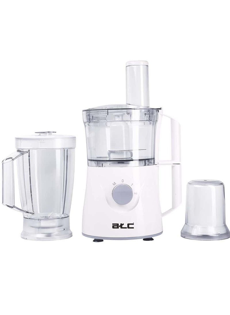 ATC ATC Multi-Function Food Processor 400W H-FP009S with Blender, Chopper, Vegetable Slicer, Coffee Grinder, 1.25L Cup, 2 Speeds Pulse, Safety Lock, Compact Design for Juicing, Chopping, Slicing, Grinding  - Image 1