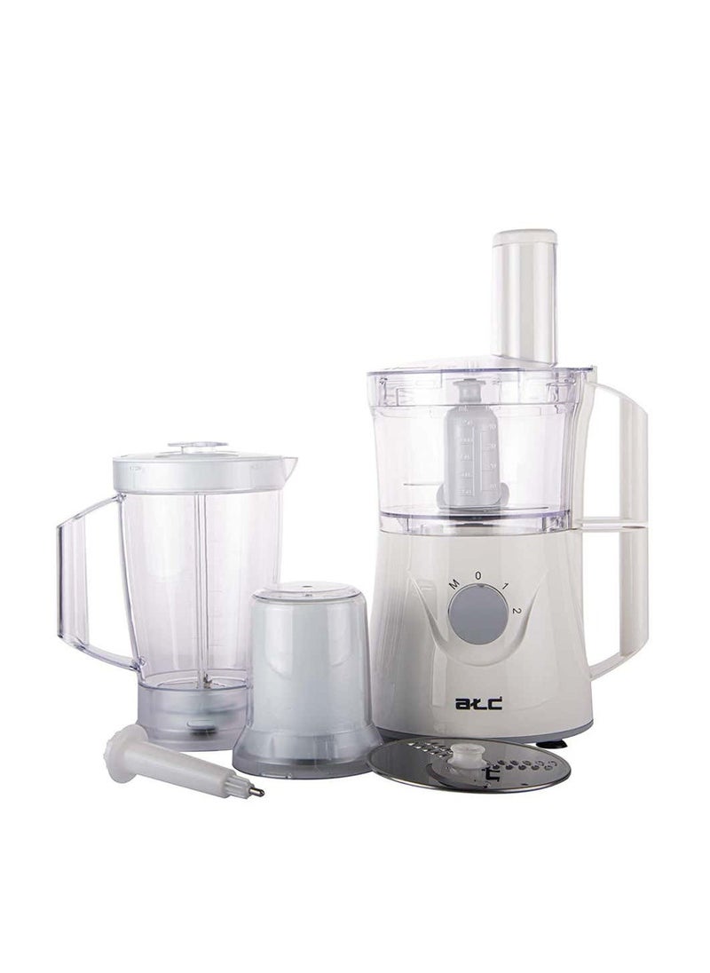 ATC ATC Multi-Function Food Processor 400W H-FP009S with Blender, Chopper, Vegetable Slicer, Coffee Grinder, 1.25L Cup, 2 Speeds Pulse, Safety Lock, Compact Design for Juicing, Chopping, Slicing, Grinding  - Image 3