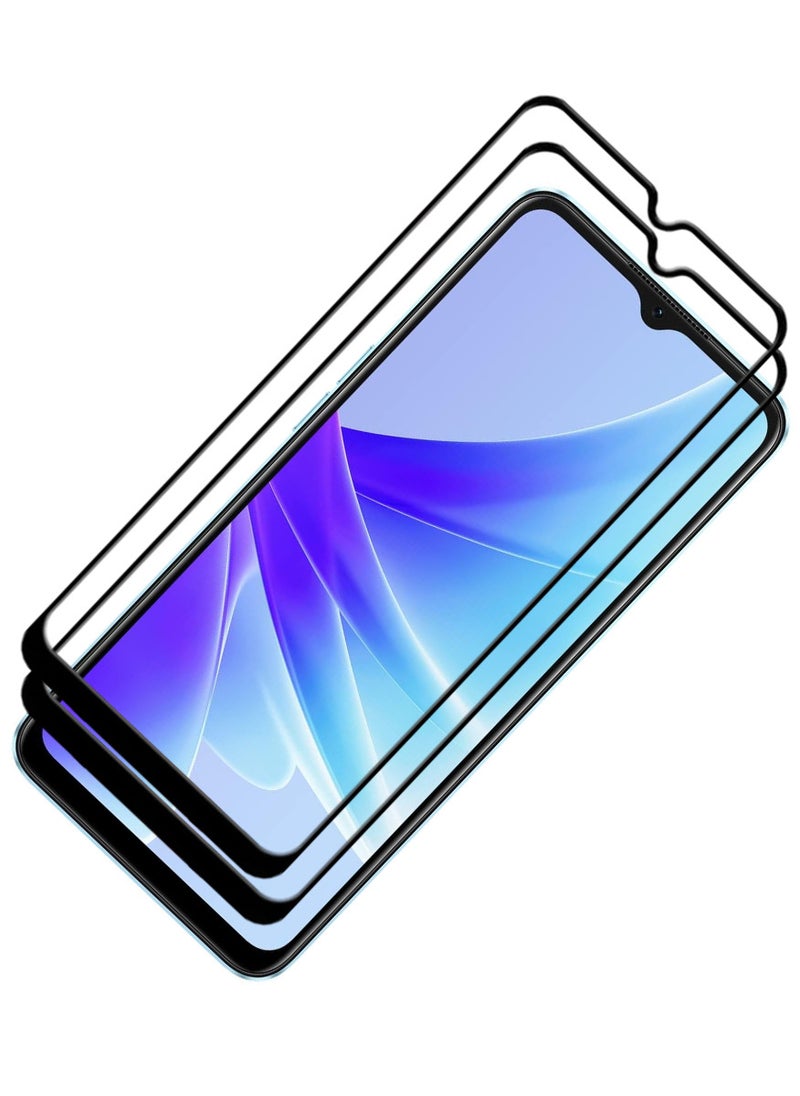 ACLIX 2 Pieces Antistatic ESD Dustproof Premium Quality High Definition Tempered Glass Screen Protector Designed For Oppo A77 4G - Image 1