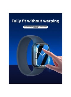Generic Suitable For Iwatchs9 Watch Film Apple S8 Tempered Film Iwatch8/9 Protective Film 7/6/5/4/se Paste-Color:iwatch6/5/4/se44mm Ultra-clear Curved Surface Ceramic Full-Dimensions:Other IPhone Models  - Image 5