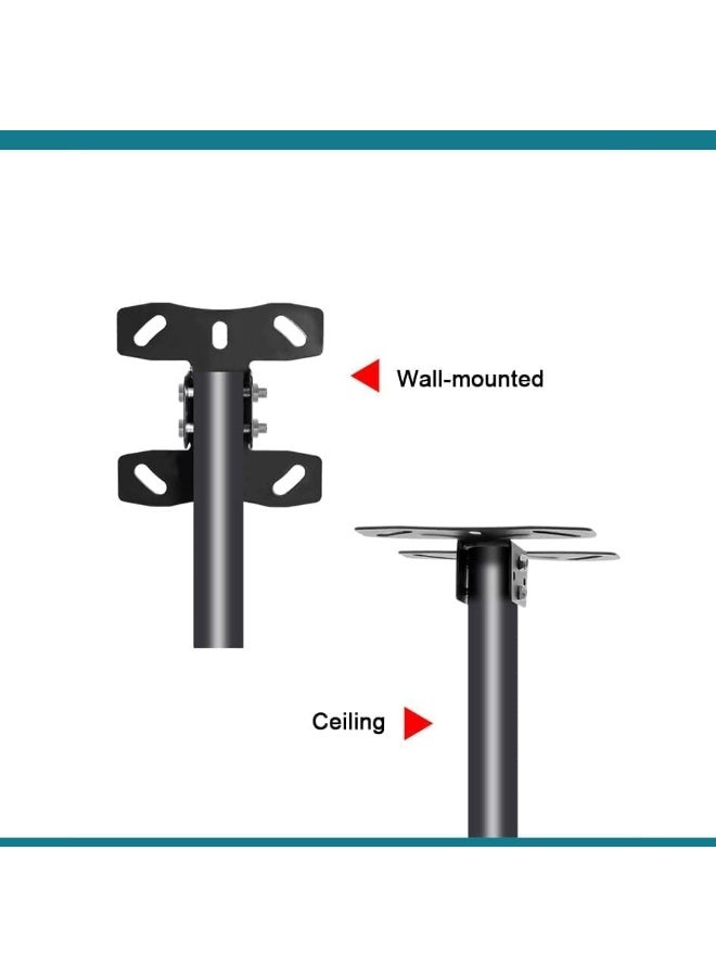 Adjustable TV Ceiling & Wall Mount Bracket for 32-55 Inch LED/LCD Screens – Heavy Duty, Tilt & Swivel, VESA 400x400mm, Up to 50kg – Black - Image 5