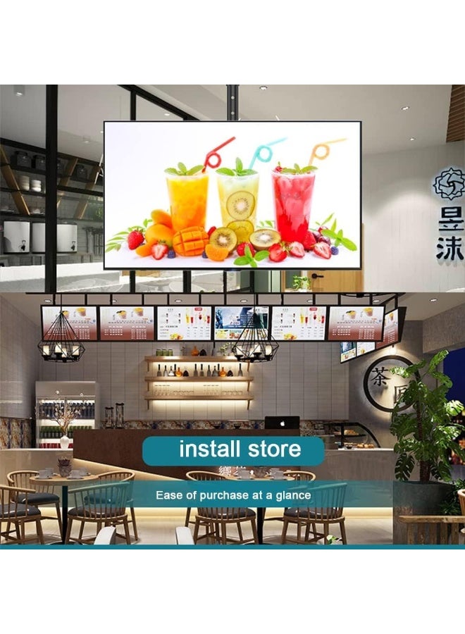 Adjustable TV Ceiling & Wall Mount Bracket for 32-55 Inch LED/LCD Screens – Heavy Duty, Tilt & Swivel, VESA 400x400mm, Up to 50kg – Black - Image 4