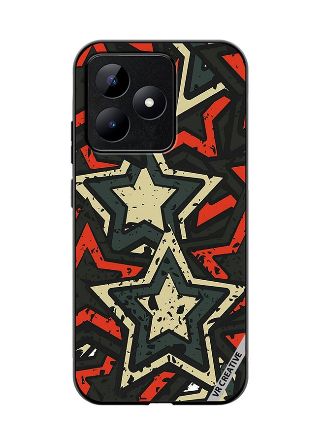 VR CREATIVE Protective Case Cover For Realme C53 Stars Design Multicolour - Image 1