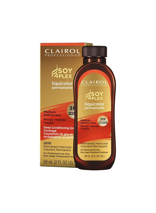 CLAIROL PROFESSIONAL Permanent Liquicolor For Dark Hair Color 3Rr Mediumium Intense Red 2 Oz - Image 2