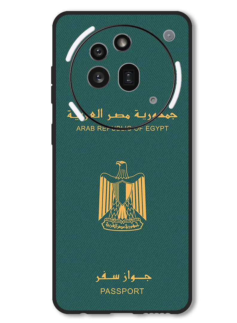 Theodor Case Compatible with Nothing Phone 3a Pro Protection Shockproof Bumper Cover Egypt Passport - Image 1
