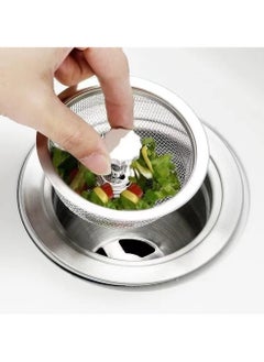 Sink Strainer Stainless Steel, 1pc Mesh Sink Drain Strainer with 8.3cm Diameter for Kitchen and Bathroom - pzsku/Z5D31E8733B322FA86671Z/45/_/1717764651/175ab689-7e55-44ab-83cf-1c46aa43f1ec