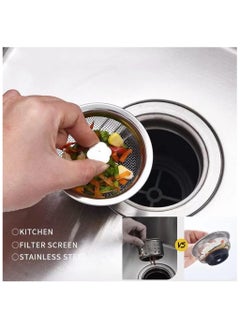 Sink Strainer Stainless Steel, 1pc Mesh Sink Drain Strainer with 8.3cm Diameter for Kitchen and Bathroom - pzsku/Z5D31E8733B322FA86671Z/45/_/1717764659/14aa3625-c5b6-4ab7-a044-60bd9fb62cad