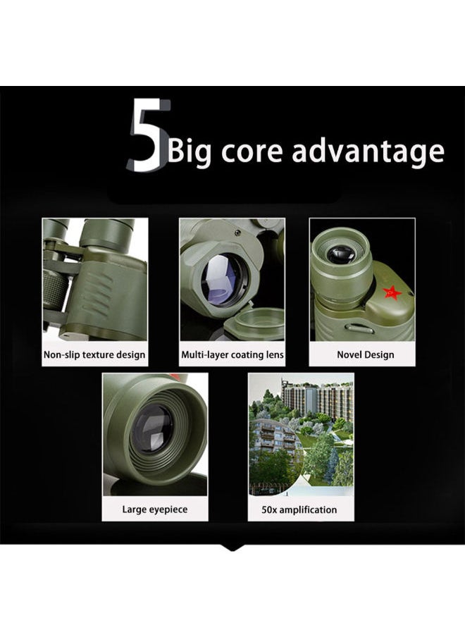 SHOPI - 50x50 High Magnification Long Range Zoom Telescope Hunting Binoculars HD Professional Zoom Telescope Focuser Binoculars Kids - Image 1