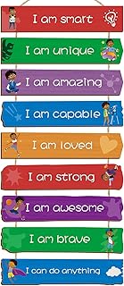 Chunful Chunful Set of 9 Boys Room Bedroom Decor Black Boys Inspirational Wall Decor Hanging Plaque Motivational African Boy  - Image 1