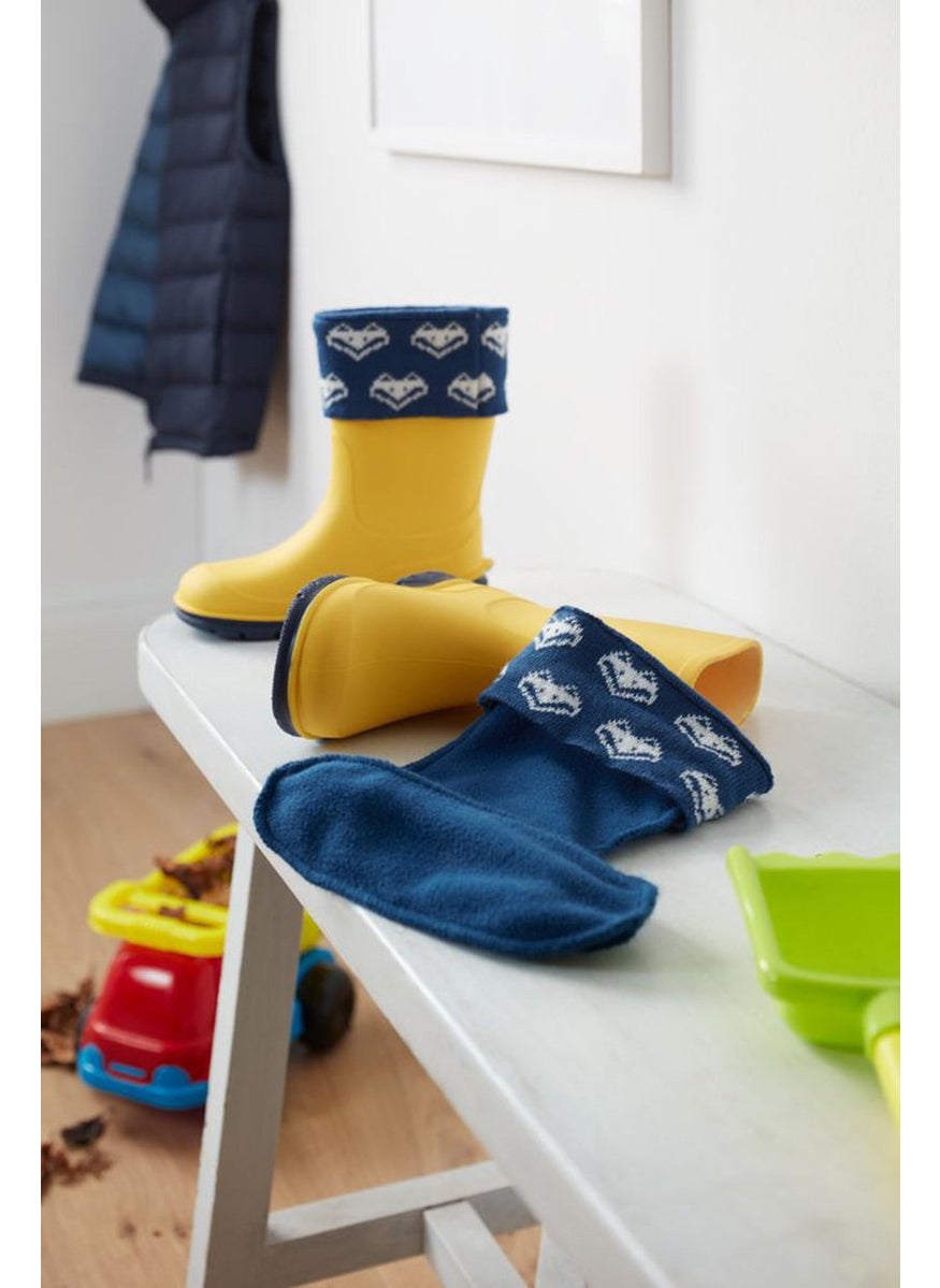 Tchibo - Kid Boys Rain Boot Cuff Socks, Blue - Image 1