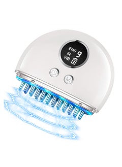 SYOSI, Portable Electric Scalp Gua Sha Massager for Skin Care, Body Pain Relief with 9 Power Strength and 4 Modes, Micro Current