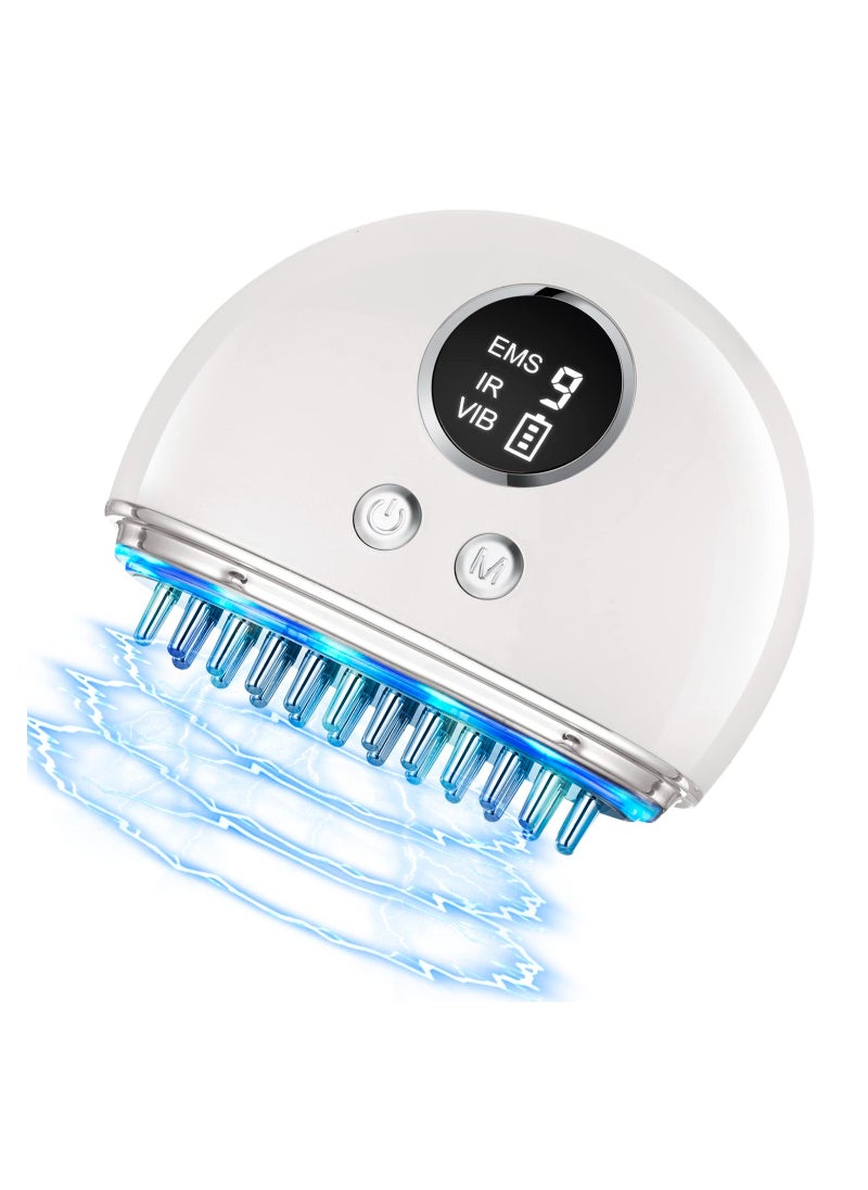 SYOSI - SYOSI, Portable Electric Scalp Gua Sha Massager for Skin Care, Body Pain Relief with 9 Power Strength and 4 Modes, Micro Current - Image 1