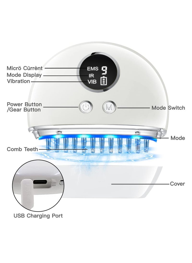 SYOSI - SYOSI, Portable Electric Scalp Gua Sha Massager for Skin Care, Body Pain Relief with 9 Power Strength and 4 Modes, Micro Current - Image 1