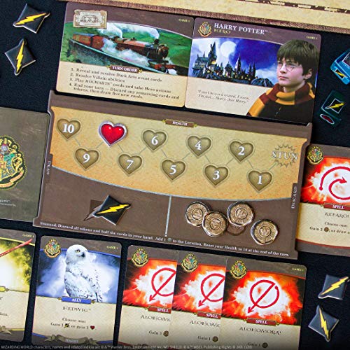 USAopoly لعبة بطاقات تعاونية لبناء الطوابق من هاري بوتر: معركة هوغوورتس | منتج مرخص رسميًا هدية رائعة لمحبي الفيلم فنون العمل لمدة 132 شهرًا إلى 1188 شهرًا - Image 4
