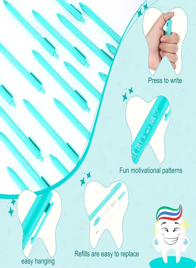 Baquler 50 Pcs World Oral Health Day Pens Bulk Appreciation Gifts for Dental Hygienists Dentist Assistant Office Accessories Supplies - Image 3