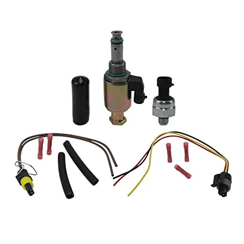 KGGMGUG 7.3L Fuel Injection Pressure Regulator - IPR Valve & ICP Control Sensor With Electrical Connector Pigtail 1841217C91 For 1994-2003 F250 F350 F450 F550 E350 E450 E550 Excursion F81A9C968AA - Image 1
