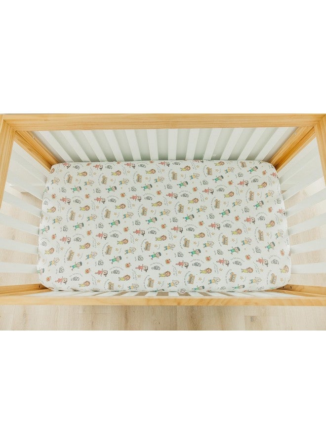Copper Pearl Premium Fitted Knit Crib Sheet/Toddler Sheet CoComelon Friends - Image 2