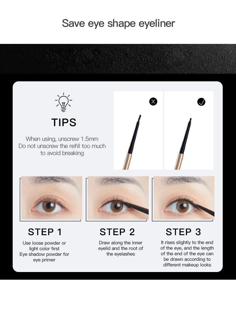 REC - Jin Chun Waterproof Eyeliner Pen Black 0.12g - Image 1