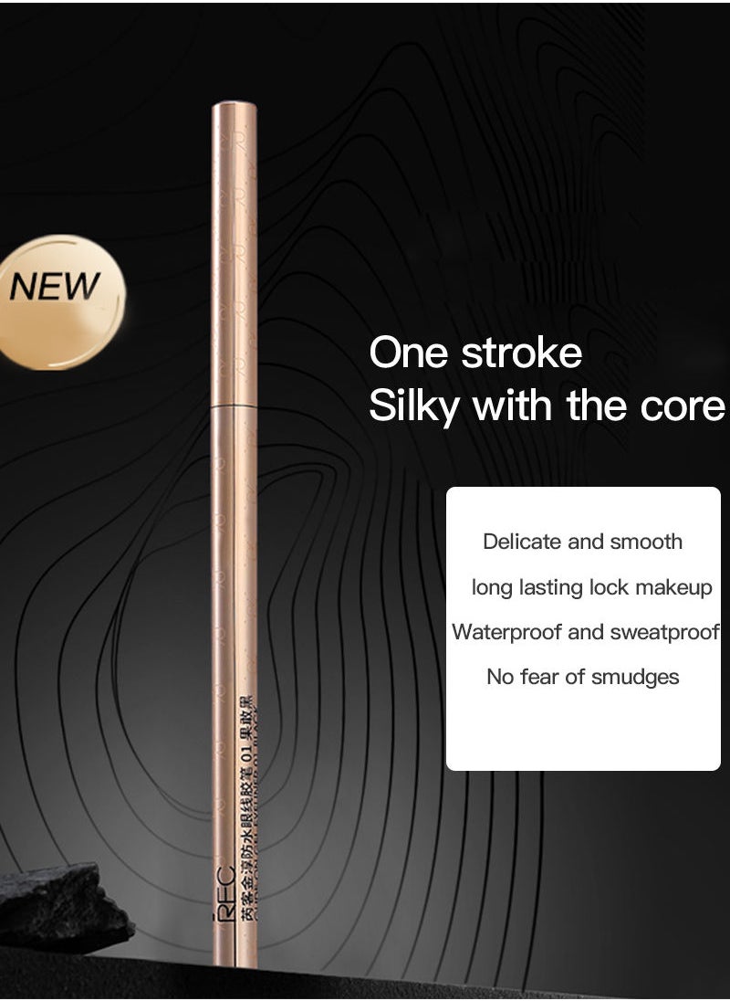REC - Jin Chun Waterproof Eyeliner Pen Black 0.12g - Image 1