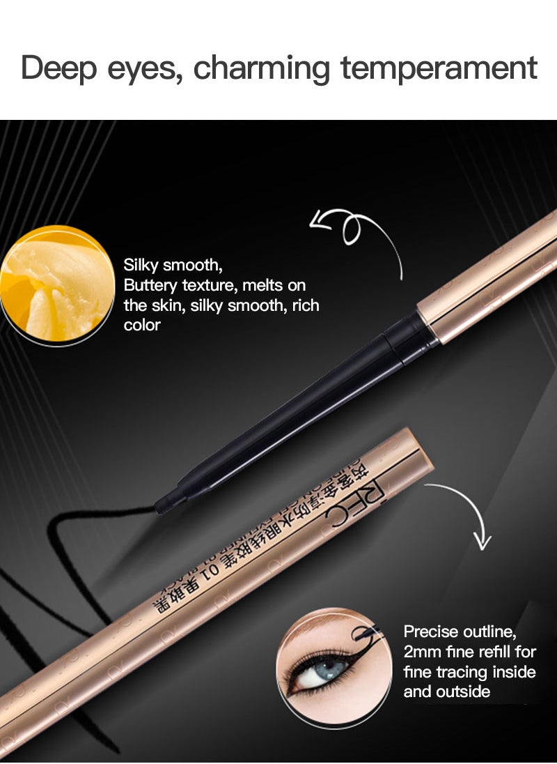 REC - Jin Chun Waterproof Eyeliner Pen Black 0.12g - Image 1