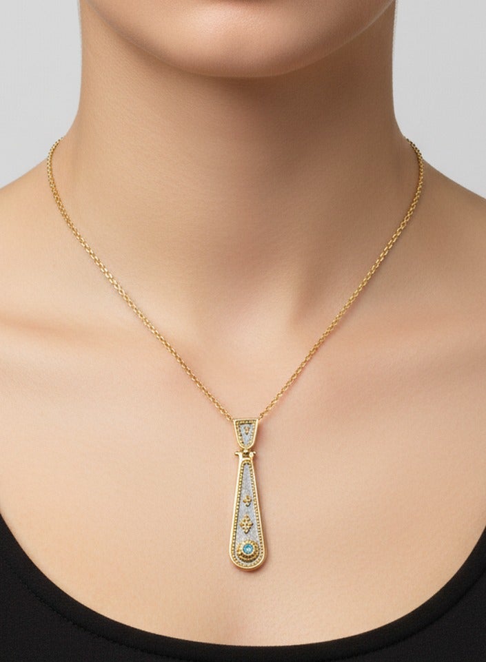 بي تي سي إيلا - سلسله فضة مطليه بالذهب (SIL0504) - Image 1