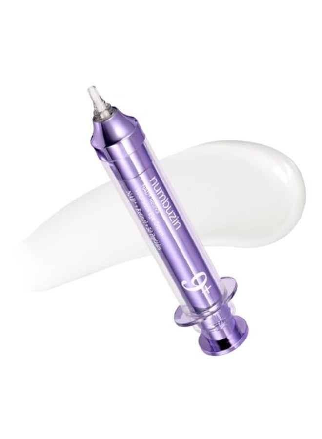 Numbuzin No.9 Eye Cream | NAD+ Retinol Volume Eye Cream | Firming, Wrinkles, Fine Lines, Dark Circles, Puffy | Retinol, Peptides, Niacinamide | Undereye Treatment Serum | 0.33 fl. oz. - Image 1