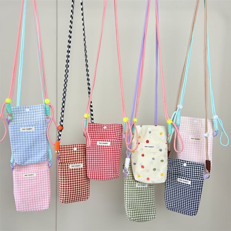 2025 Plaid Phone Crossbody Bag, Large Capacity, Casual Square Bag - Image 3