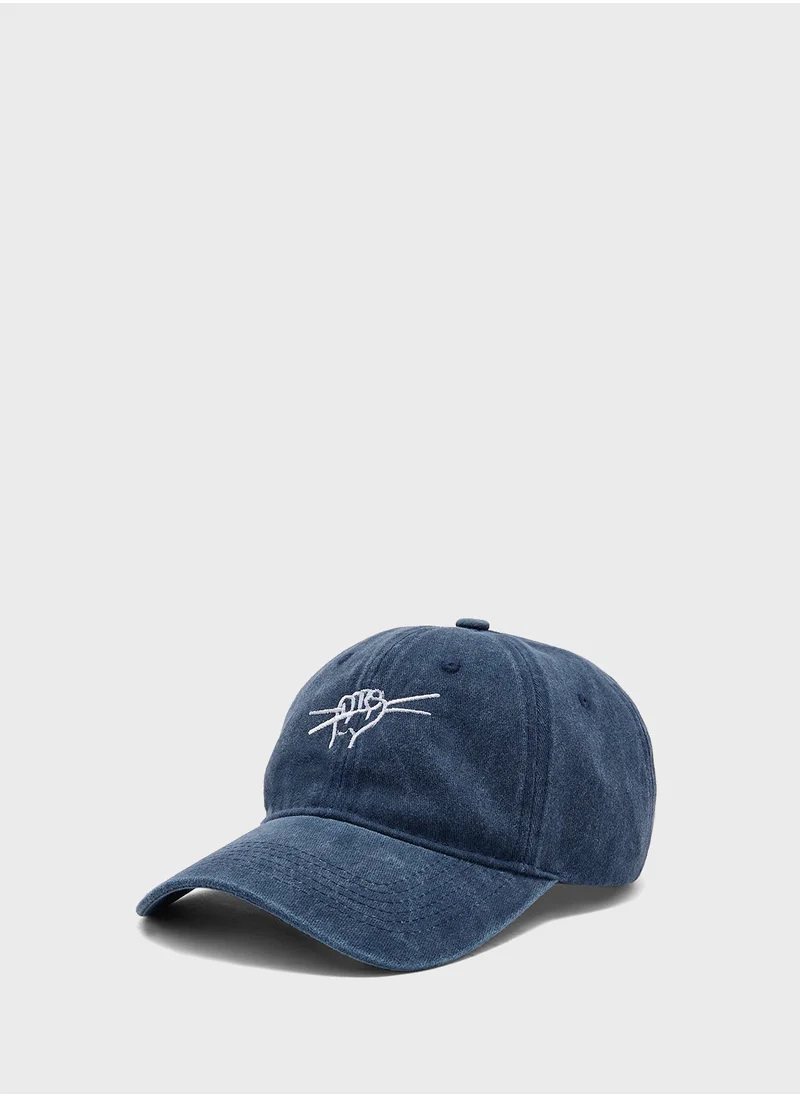 Seventy Five Washlook Curve Peak Cap