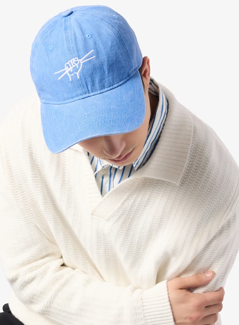 Seventy Five  Washlook Curve Peak Cap for Men | Best Price UAE