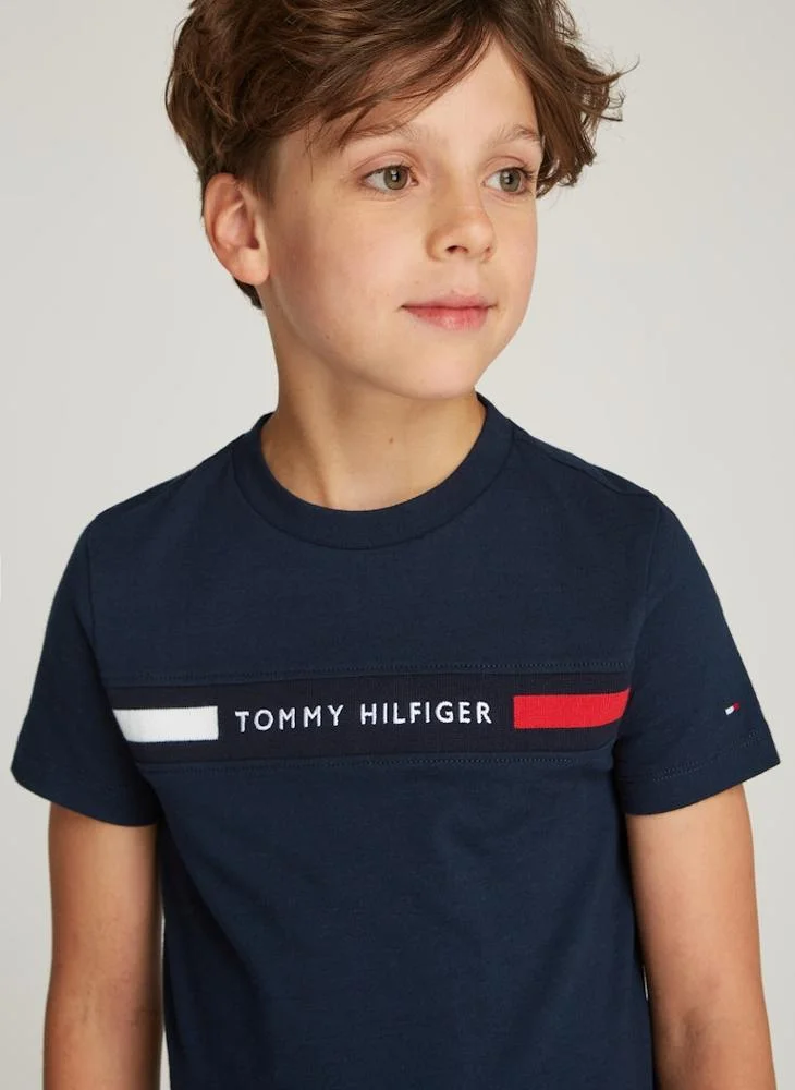 TOMMY HILFIGER Youth Ribbed Regular T-Shirt