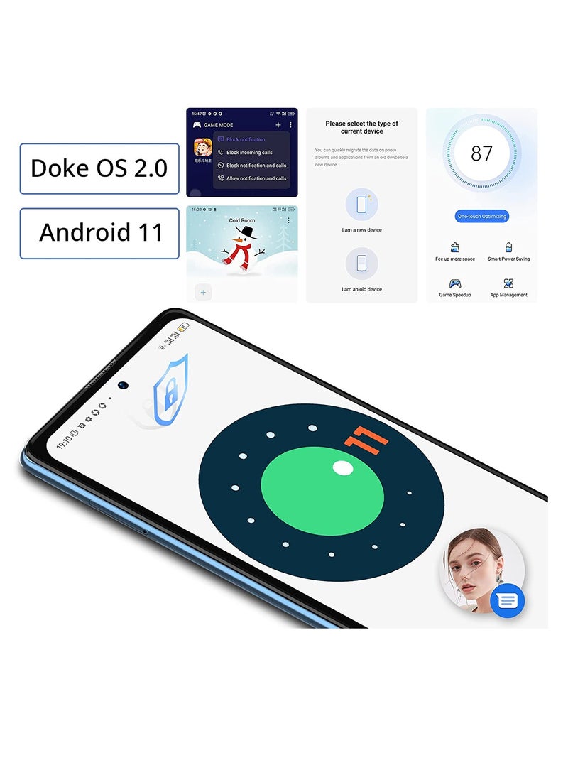 Blackview A100 Android 11 Smartphone 6.67 Inch FHD+ Infinity-O Display 128Gb/6Gb Ram MTK P70 Octa-Core With 18W 4680mAh Battery, 12Mp AI Main Camera Dual Sim Mobile Phone - Image 4