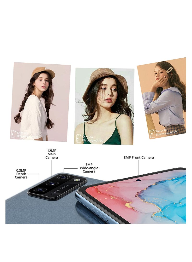 Blackview A100 Android 11 Smartphone 6.67 Inch FHD+ Infinity-O Display 128Gb/6Gb Ram MTK P70 Octa-Core With 18W 4680mAh Battery, 12Mp AI Main Camera Dual Sim Mobile Phone - Image 5