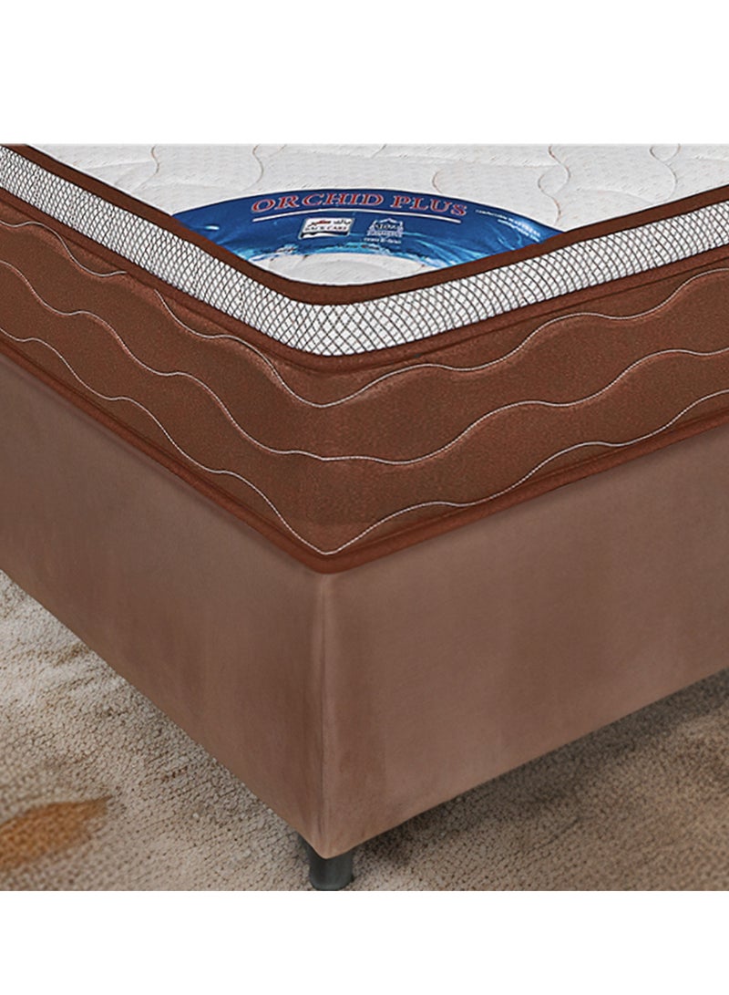 BACK CARE Orchid Plus Luxury Mattress - Advanced Design for Ideal Support of Heavy Weights Over 120 kg, Featuring Multi-layered Reinforced Bonnell Springs, High-Density Foam, Hotel-Grade Comfort with Antibacterial Treatment, and Innovative Ventilation Openings for Long-lasting Comfort and Sustainability 200x140x30 Cm - Image 4