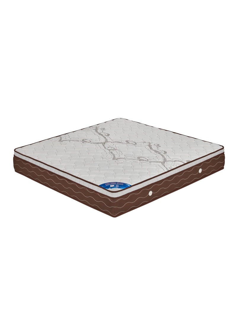 BACK CARE - Orchid Plus Luxury Mattress - Advanced Design for Ideal Support of Heavy Weights Over 120 kg, Featuring Multi-layered Reinforced Bonnell Springs, High-Density Foam, Hotel-Grade Comfort with Antibacterial Treatment, and Innovative Ventilation Openings for Long-lasting Comfort and Sustainability 200x140x30 Cm - Image 1