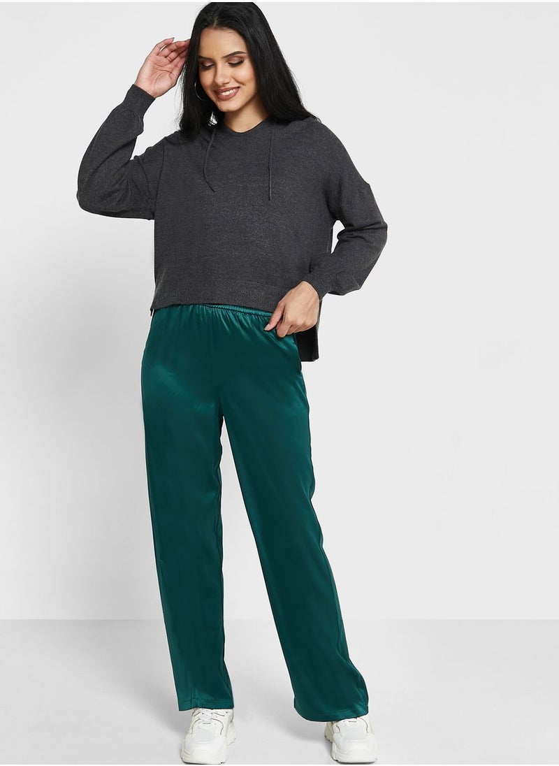 ONLY - Drawstring Cut Out Sweatshirt - Image 1