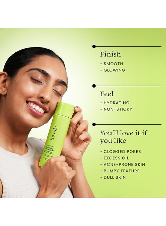 foxtale Exfoliating Face Toner with 5% Lactic Acid for Pore Tightening & Gentle Exfoliation,Toner for Glowing Skin, For All Skin Types, Men & Women, 150 ml - Image 4