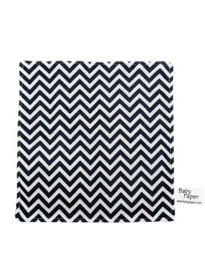 Baby Paper Original Crinkle Sensory Toy ; Black And White Stripe And Zig Zag 2Pack ; Crinkle Paper For Babies ; Sensory Baby Toys - Image 3