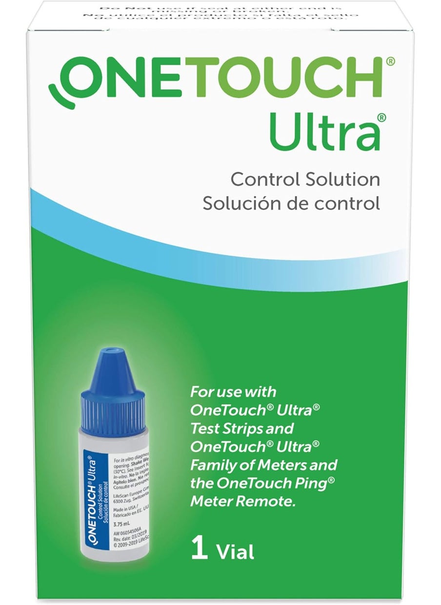 ONETOUCH OneTouch Ultra Control Solution for Blood Glucose Meters, Test Strips - 0.126 Fl Oz 