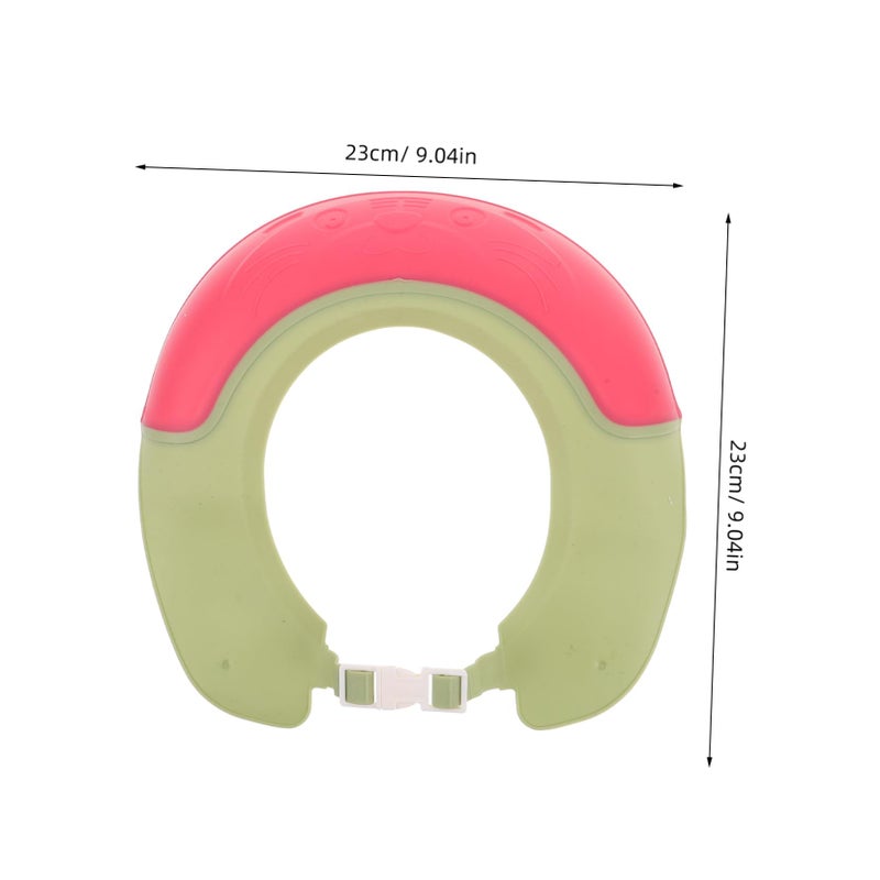 Toddler Bath Cap Ear Shield Cartoon Tiger Shampoo Visor Hat For Hair Washing - Image 3