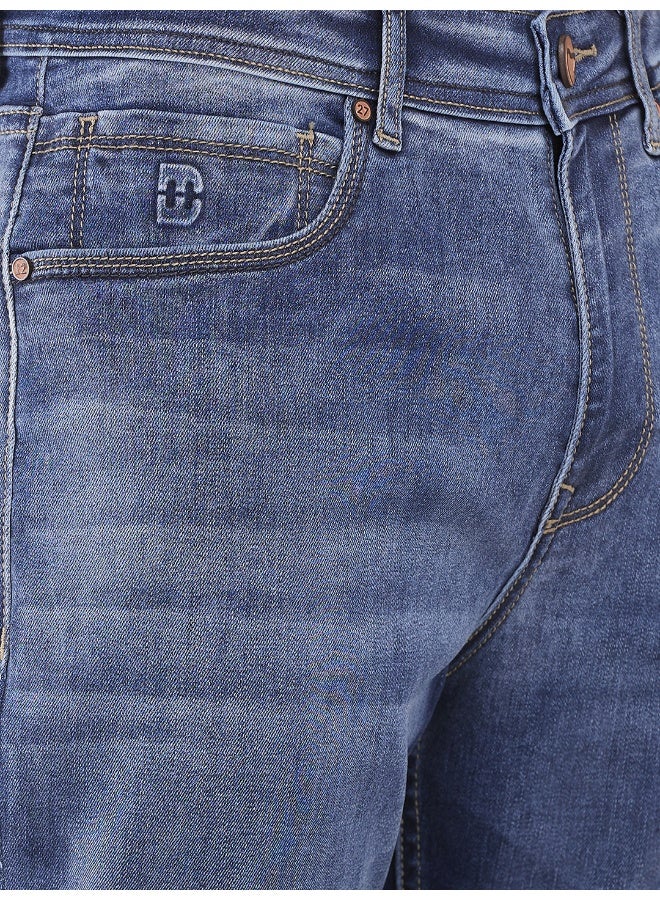 Being Human جينز رجالي بقصة بوت كات متوسطة اللون - Image 4