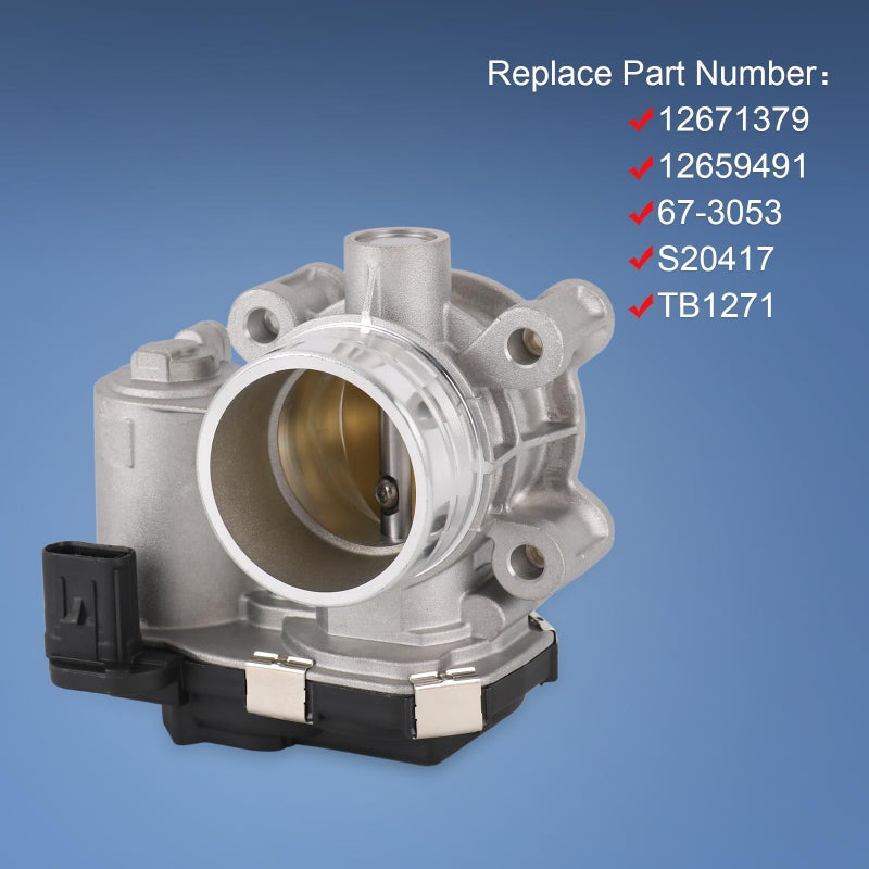 BUSIDN 12671379 Electronic Throttle Body Replacement for Chevrolet Cruze 2017-2019, Cruze 2019, Equinox GMC Terrain 2018-2020, Malibu 2016-2020, for Buick Encore 2016-2019, Repalce # 12659491,TB1271 - Image 5