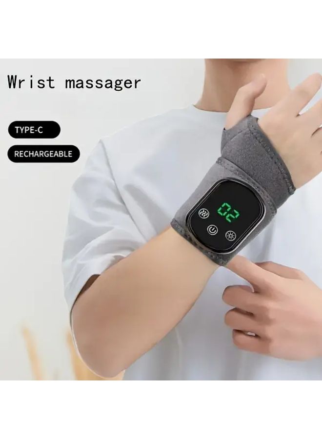 USB Rechargeable Wrist Massager with Vibration Portable Handheld Device Suit H Color - Image 2