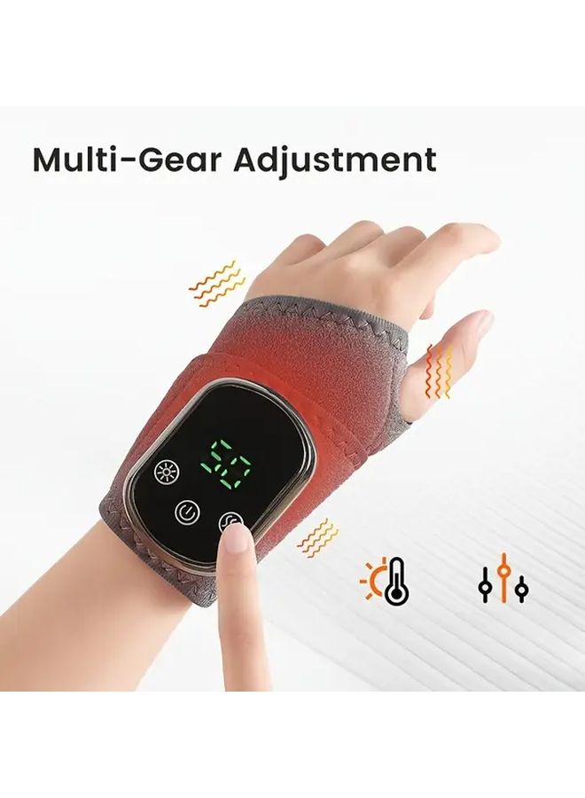 USB Rechargeable Wrist Massager with Vibration Portable Handheld Device Suit H Color - Image 5