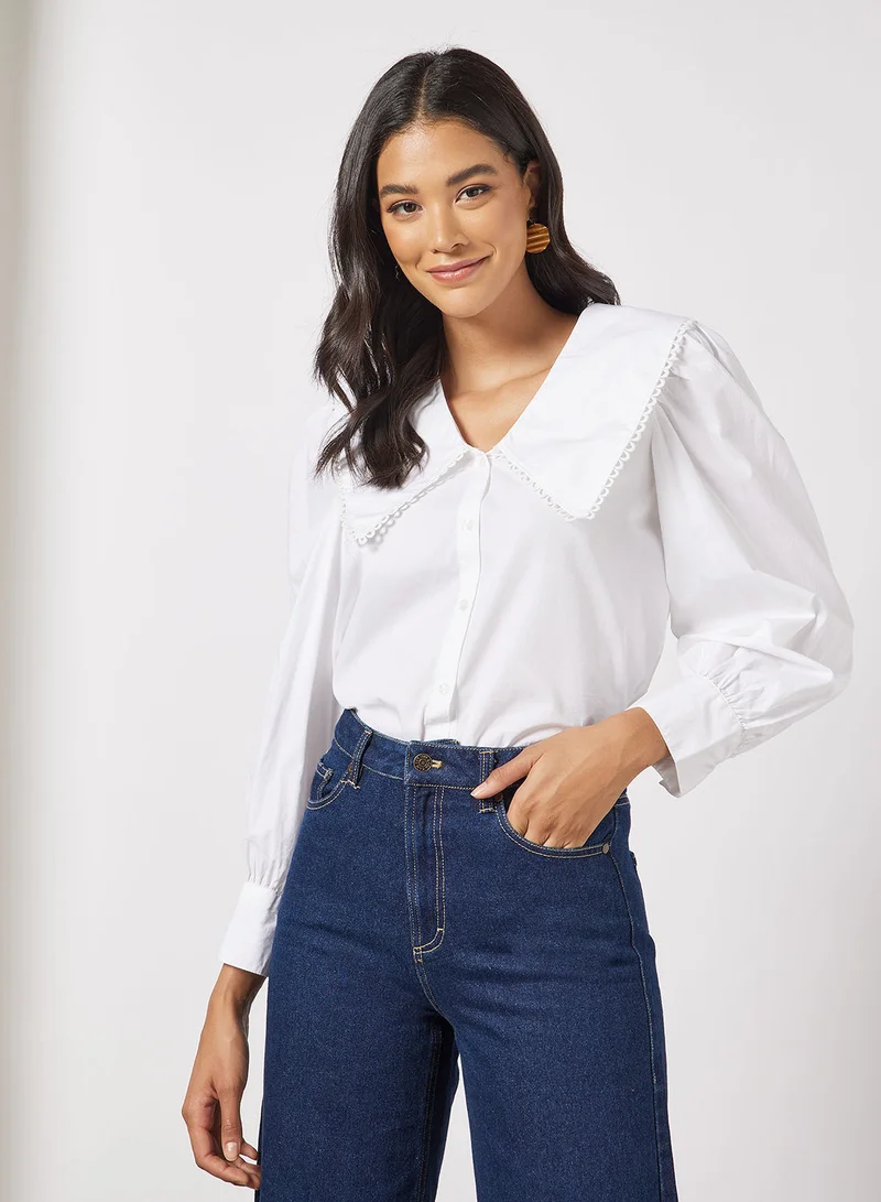 ONLY Oversized Collar Shirt