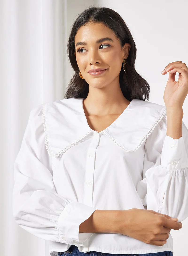 ONLY Oversized Collar Shirt