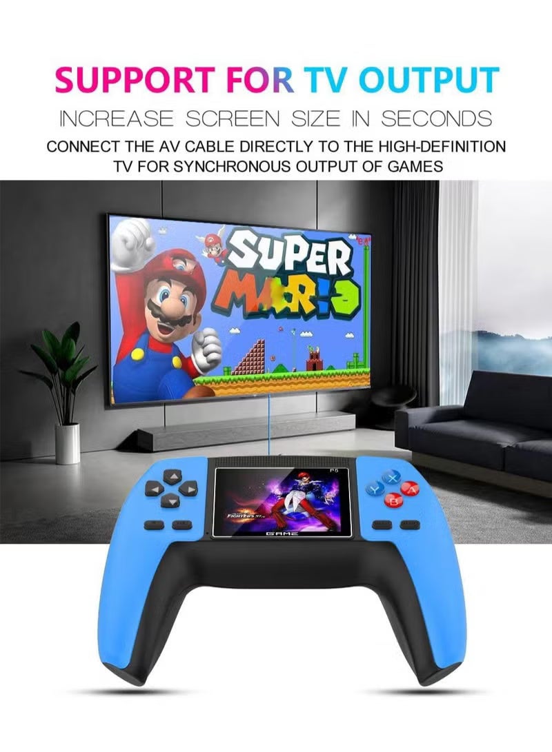 TNGames P5 Retro Mini Handheld Game Console, White 500-in-1 Classic Nostalgic FC Game Device, Portable Single-controller Retro Gaming Handheld - Image 3