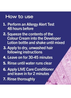 Schwarzkopf LIVE Lightener plus Twist Permanent Pink Hair Dye 2 in 1 Formula Lightens and Colours Up To 3 Levels Mauve Kiss 105  - Image 3