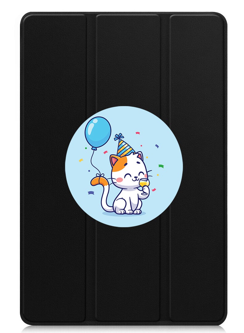 Theodor Protective Flip Case For Xiaomi Pad 7 & Xiaomi Pad 7 Pro With Trifold Stand Auto Wake Sleep Shockproof Cover - Cute Cat Birthday - Image 1