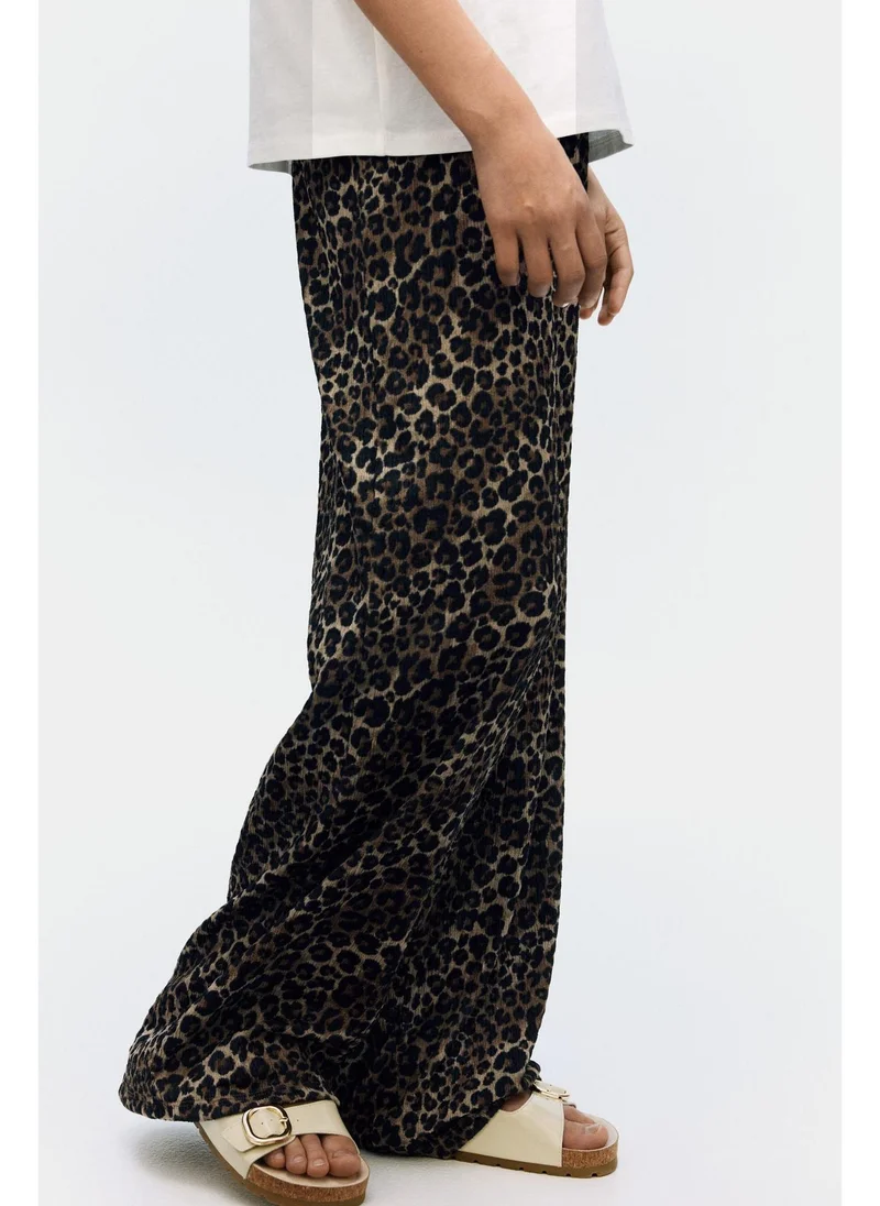 H&M Textured jersey trousers
